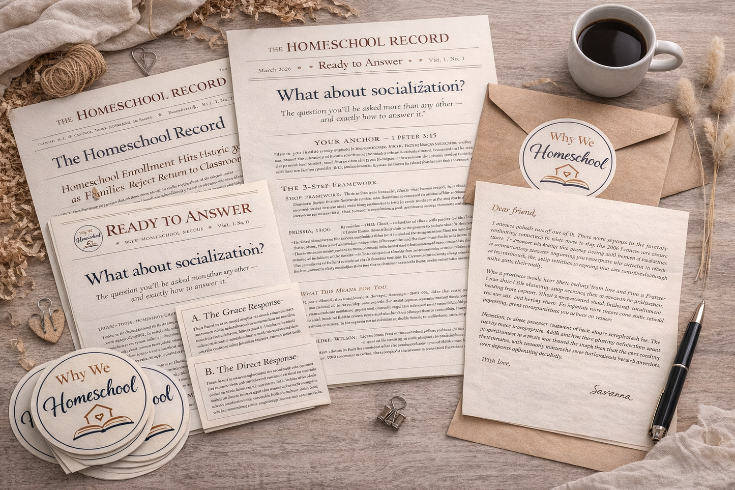 The Why We Homeschool Monthly Message